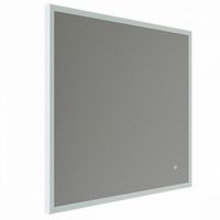 Зеркало Iddis Brick 80 с подсветкой Белый матовый арт-BRI8000i98 — фото 1, Зеркала в ванную комнату