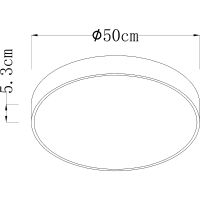 Потолочный светильник Artelamp Arena Прозрачный Белый арт-A2670PL-1WH — фото 2, Накладные светильники