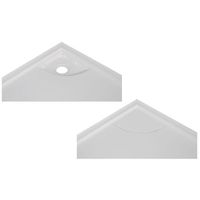 Душевой поддон из искусственного камня Aquanet Ivo 90x100 L Белый арт-180597 — фото 4, Душевые поддоны из искусственного камня