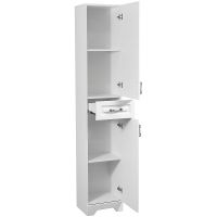 Товар: Шкаф пенал Stella Polar Кармела 36 Ольха белая арт-SP-00000191 - фото 3 Шкаф пенал Stella Polar Кармела 36 Ольха белая арт-SP-00000191 — фото 3, Пеналы для ванной комнаты