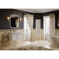 Тумба под раковину Aqwella 5 Stars La Donna 85 Белая арт-LAD0108W — фото 2, Тумбы под раковину