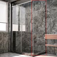 Душевая стенка Veconi Premium Trento SP-40CH 90 профиль Хром стекло прозрачное арт-SP40-CH-90-01-C4 — фото 1, Боковые стенки