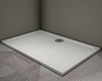 Душевой поддон из искусственного камня Veconi Tezeo 100x90 Белый арт-TZ09-10090PR-01-19C3 — фото 2, Душевые поддоны из искусственного камня