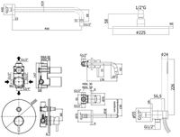 Комплект смесителей Paffoni Light Черный матовый арт-KITLIG015NO006 — фото 8, Готовые комплекты для ванной комнаты