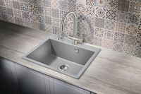 Товар: Кухонная мойка Milacio Murcia 60 Cuarzo Серый металлик арт-MC.77013 - фото 3 Кухонная мойка Milacio Murcia 60 Cuarzo Серый металлик арт-MC.77013 — фото 3, Кухонные мойки