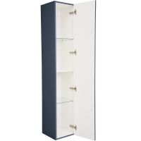 Шкаф пенал La Fenice Elba 30 подвесной Синий матовый арт-FNC-05-ELB-BG-30 — фото 3, Пеналы для ванной комнаты