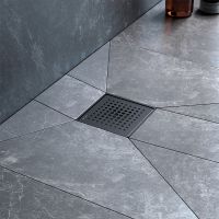 Душевой трап AM.PM PrimeFlow 10 с Черной матовой решеткой Cut Gradient арт-W02BD-P11-010-01BM — фото 3, Трапы для душа