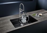 Кухонная мойка Blanco Etagon 700-U Silgranit Серый беж арт-525174 — фото 8, Кухонные мойки