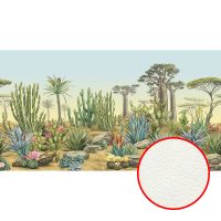 Фреска Ortograf Its Jungle 33657 Фактура флок FLK Флизелин (5,5*3) Зеленый, Деревья/Цветы арт-33657 (флок FLK) — фото 1, Фрески