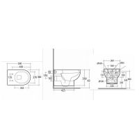 Товар: Унитаз Kerama Marazzi Buongiorno Pro Rimless подвесной Белый глянцевый без сиденья арт-BG.Pro.wc.02 - фото 3 Унитаз Kerama Marazzi Buongiorno Pro Rimless подвесной Белый глянцевый без сиденья арт-BG.Pro.wc.02 — фото 3, Подвесные унитазы