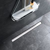 Душевой лоток AM.PM MasterFlow 80 с решеткой Хром матовый / под плитку Tile арт-W01SC-U11-080-04SB — фото 15, Душевые лотки