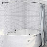 Карниз для ванны Radomir Алари/Астория/Альбена 168x120 Хром арт-1-12-2-0-0-218 — фото 1, Карнизы для ванной