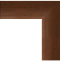 Зеркало Evoform Definite 146х56 в багетной раме - Орех 65 мм арт-BY 1074 — фото 2, Зеркала в ванную комнату