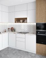 Керамическая плитка Decocer Liguria White настенная 7,5х30 см арт-С0005595 — фото 2, Керамическая плитка