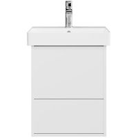 Тумба под раковину Kerama Marazzi Pro 50 PRO.50.2\WHT подвесная Белая матовая арт-PRO.50.2\WHT — фото 2, Тумбы под раковину