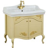 Тумба под раковину Migliore Impero 90 Бежевая арт-25982 — фото 1, Тумбы под раковину