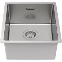 Кухонная мойка Paulmark Lassan 38 Uni Брашированная нержавеющая сталь арт-LA38-BS — фото 2, Кухонные мойки