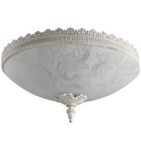 Потолочный светильник Artelamp Crown Белый с золотом арт-A4541PL-3WG — фото 1, Накладные светильники