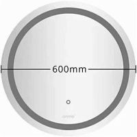 Зеркало Gappo 60 с подсветкой с сенсорным выключателем арт-G603 — фото 7, Зеркала в ванную комнату