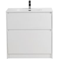 Тумба под раковину BelBagno Kraft 39 80 Bianco Opaco арт-KRAFT39-800/390-2C-PIA-BO — фото 1, Тумбы под раковину