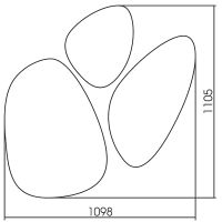 Зеркало Silver Mirrors Molecula 110 с подсветкой с бесконтактным выключателем и диммером арт-LED-00002546 — фото 14, Зеркала в ванную комнату