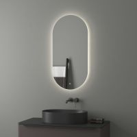 Зеркало Evoform Ledshine 100x50 с подсветкой 21.5 W - сенсорный выключатель - нейтральный белый свет арт-BY 2687 — фото 1, Зеркала в ванную комнату