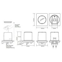 Дозатор для жидкого мыла Bemeta Organic Black Черный матовый Белый арт-167109260 — фото 2, Дозаторы