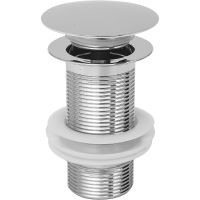 Донный клапан WellWant click-clack Хром арт-WWS02110M — фото 1, Донные клапаны