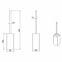 Товар: Ершик для унитаза Allen Brau Infinity Хром арт-6.21009-00 - фото 6 Ершик для унитаза Allen Brau Infinity Хром арт-6.21009-00 — фото 6, Ершики для унитаза