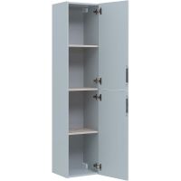 Шкаф пенал Aquanet Алвита New 35 подвесной Серый матовый арт-277560 — фото 10, Пеналы для ванной комнаты