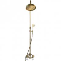 Товар: Душевая система Webert Karenina Бронза арт-KA760405065 - фото 1 Душевая система Webert Karenina Бронза арт-KA760405065 — фото 1, Душевые стойки