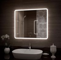 Зеркало Континент Demure 800х700 с подсветкой с сенсорным выключателем арт-ЗЛП3331 — фото 8, Зеркала в ванную комнату