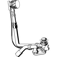 Слив-перелив Viega Multiplex 6162.45 полуавтомат Хром глянцевый арт-101909 — фото 2, Сливы-переливы