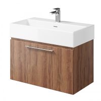 Тумба под раковину Creto Milano 80 подвесная Charleston арт-5-1377CH — фото 2, Тумбы под раковину