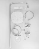 Душевая система Agger Marine Хром арт-S002cr — фото 5, Душевые стойки