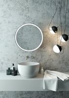 Зеркальный шкаф Континент Torneo Black LED 70 с подсветкой Черный арт-МВК084 — фото 12, Зеркальные шкафы в ванную