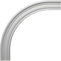 Арочное обрамление Европласт 1030x37x140 мм арт-4.87.033 — фото 1, Фасадный декор