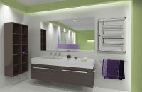 Водяной полотенцесушитель Ника Econ ПМ3 60x80 с полкой Хром арт-ПМ 3 60/80 — фото 5, Водяные полотенцесушители