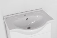 Тумба под раковину Style Line Эко Стандарт 10 2 Байкал 60 Белый глянец арт-ЛС-00000103 — фото 5, Тумбы под раковину