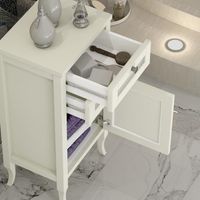 Товар: Тумба Opadiris Мираж 44 R Слоновая кость арт-00-00000046 - фото 3 Тумба Opadiris Мираж 44 R Слоновая кость арт-00-00000046 — фото 3, Комоды и тумбы для ванной комнаты