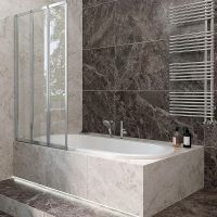 Товар: Шторка на ванну Veconi Palau 90 L профиль Хром стекло прозрачное арт-PL73L-90-01-19C4 - фото 1 Шторка на ванну Veconi Palau 90 L профиль Хром стекло прозрачное арт-PL73L-90-01-19C4 — фото 1, Складные шторки для ванной