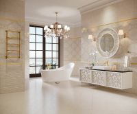 Керамическая плитка Eurotile Marbelia (рельеф) настенная 24,5х69,5 см арт-668 MBF1BN — фото 3, Керамическая плитка