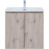 Тумба под раковину Aquanet Алвита New 70 подвесная Дуб веллингтон белый арт-303906 — фото 5, Тумбы под раковину