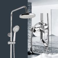 Душевая система Frap Хром арт-F2418 — фото 9, Душевые стойки