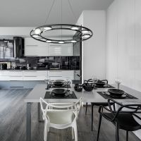 Подвесной светильник Maytoni Modern Fad Черный матовый арт-MOD070PL-L63B3K — фото 8, Подвесные светильники