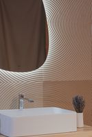 Зеркало Silver Mirrors Molecula-Lite 57 с подсветкой с бесконтактным выключателем и диммером арт-LED-00002801 — фото 9, Зеркала в ванную комнату