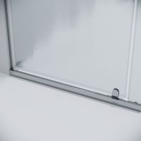 Душевая дверь Grossman Pragma 110 профиль Хром стекло шиншилла арт-100.K33.03.110.10.02 — фото 7, Распашные душевые двери