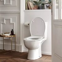 Унитаз компакт Jacob Delafon Louis с бачком и сиденьем Микролифт арт-E28062RU-00 — фото 3, Напольные унитазы