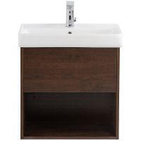 Тумба под раковину BelBagno Neon 50 подвесная Rovere Scuro арт-NEON-500-1C-SO-RS — фото 2, Тумбы под раковину