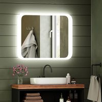 Зеркало Континент Калипсо Люкс 680х535 с подсветкой с механическим выключателем арт-ЗЛП152 — фото 9, Зеркала в ванную комнату